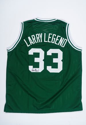 Larry Bird – Signed Jersey - Boston Celtics – JSA Cert.