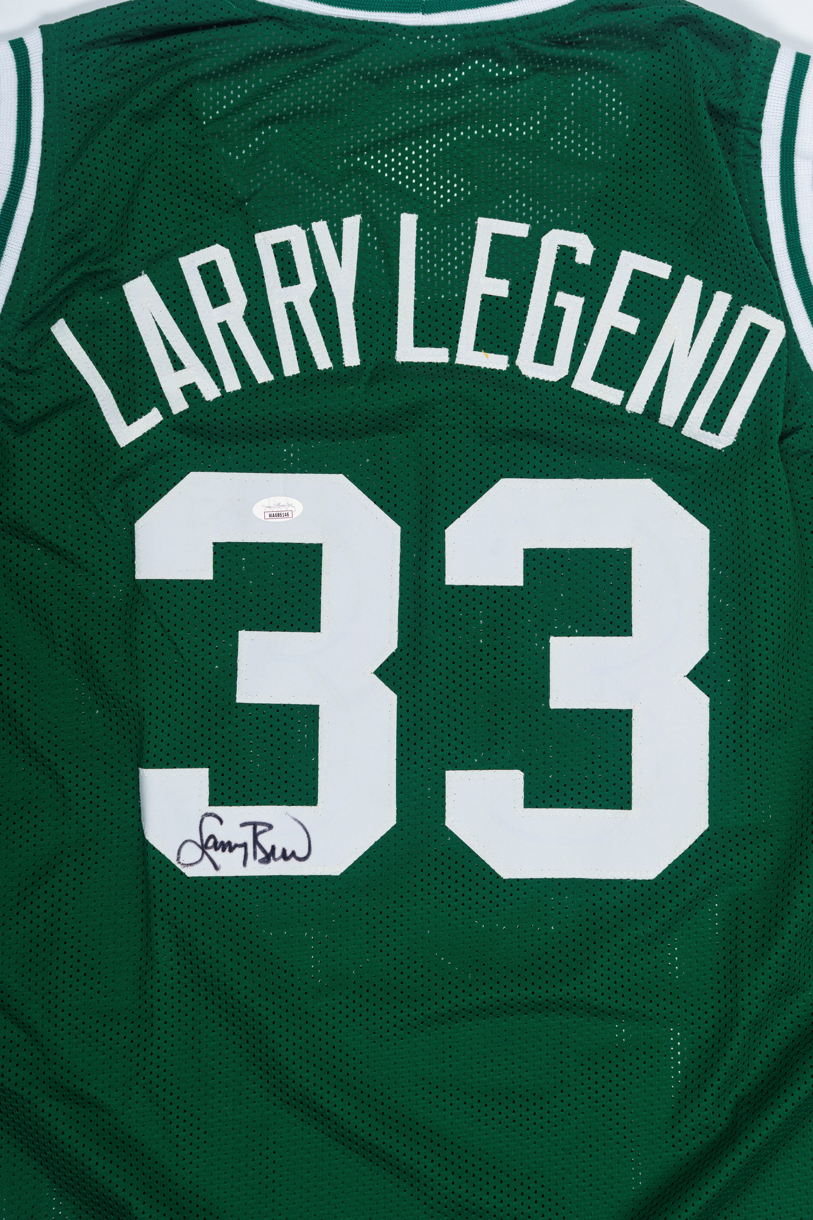 Larry Bird – Maglia Autografata - Boston Celtics – Cert. Jsa