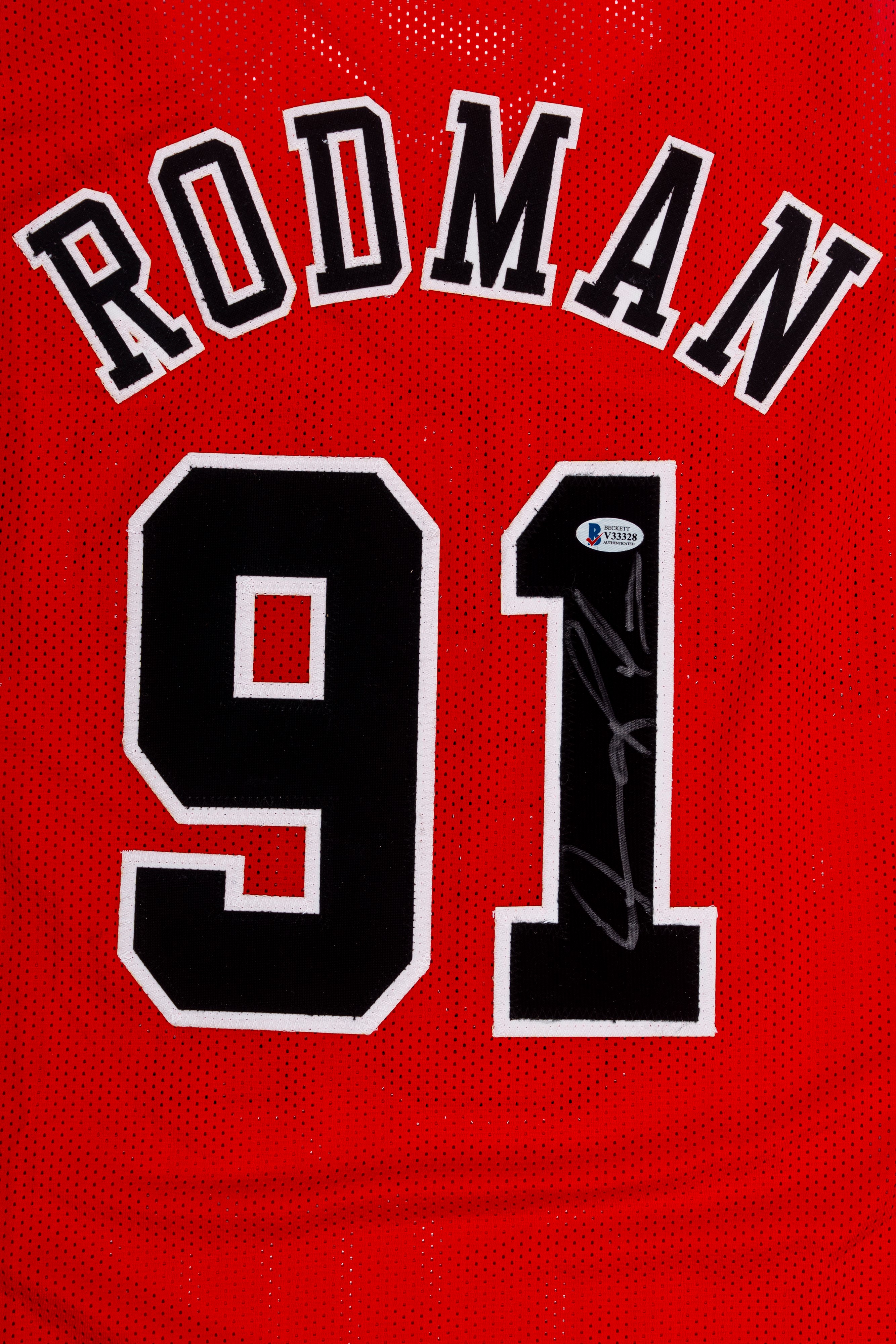 Dennis Rodman – Maglia Autografata – Chicago Bulls – Cert. Beckett