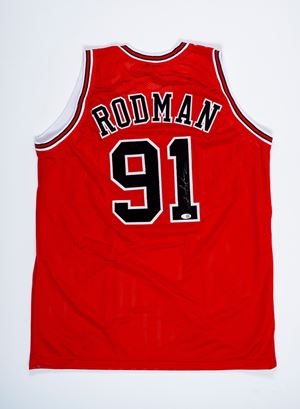 Dennis Rodman – Maglia autografata – Chicago Bulls – Cert. JSA