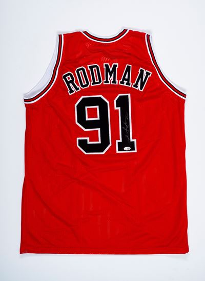 Dennis Rodman – Maglia Autografata – Chicago Bulls – Cert. Jsa