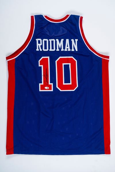 Dennis Rodman – Maglia Autografata – Detroit Pistons – Cert. Jsa