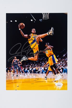 Dennis Rodman – Foto autografata – 21,5x 20 cm (8”x10” inch) - Cer. JSA