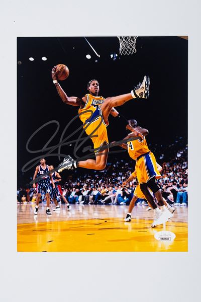Dennis Rodman – Foto Autografata – 21,5x 20 CM (8”x10” Inch) - Cer. Jsa