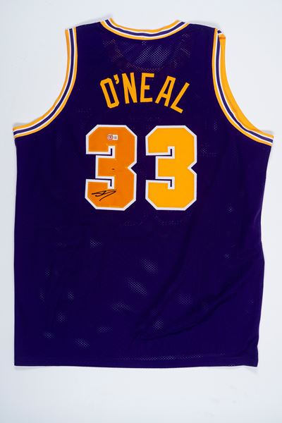 Shaquille o'neal – Maglia Autografata – Los Angeles Lakers – Cert. Beckett