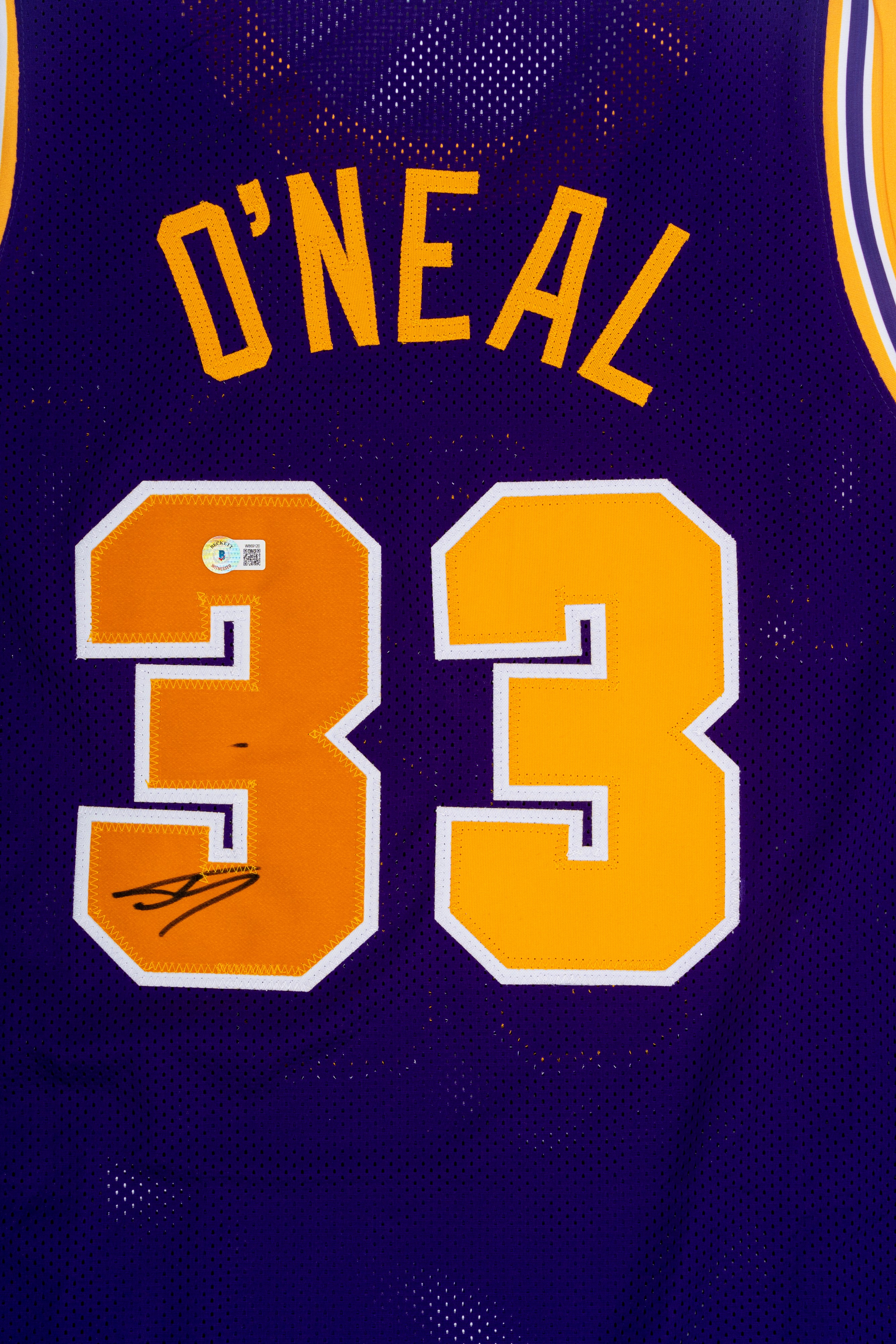 Shaquille o'neal – Maglia Autografata – Los Angeles Lakers – Cert. Beckett