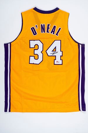 Shaquille O'Neal – Signed Jersey – Los Angeles Lakers – Beckett Certificate