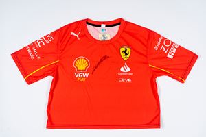 Charles Leclerc – Maglia autografata – Ferrari – Cert. Beckett