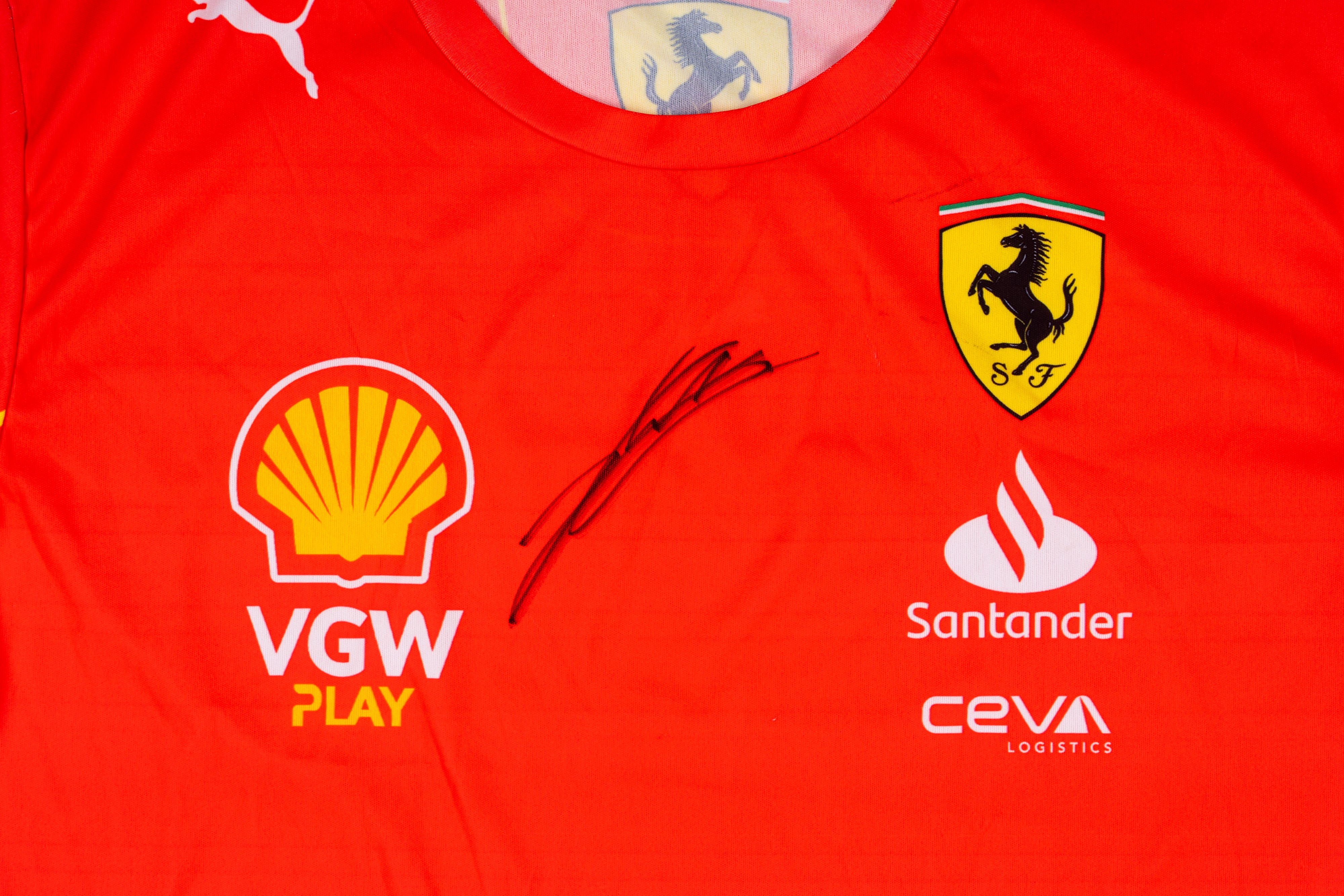 Charles Leclerc – Maglia Autografata – Ferrari – Cert. Beckett
