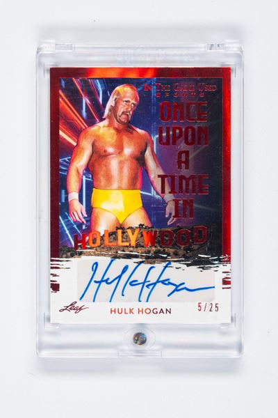 Hulk Hogan - Card Autografata - Leaf "once Upon a Time" – Tiratura di 25