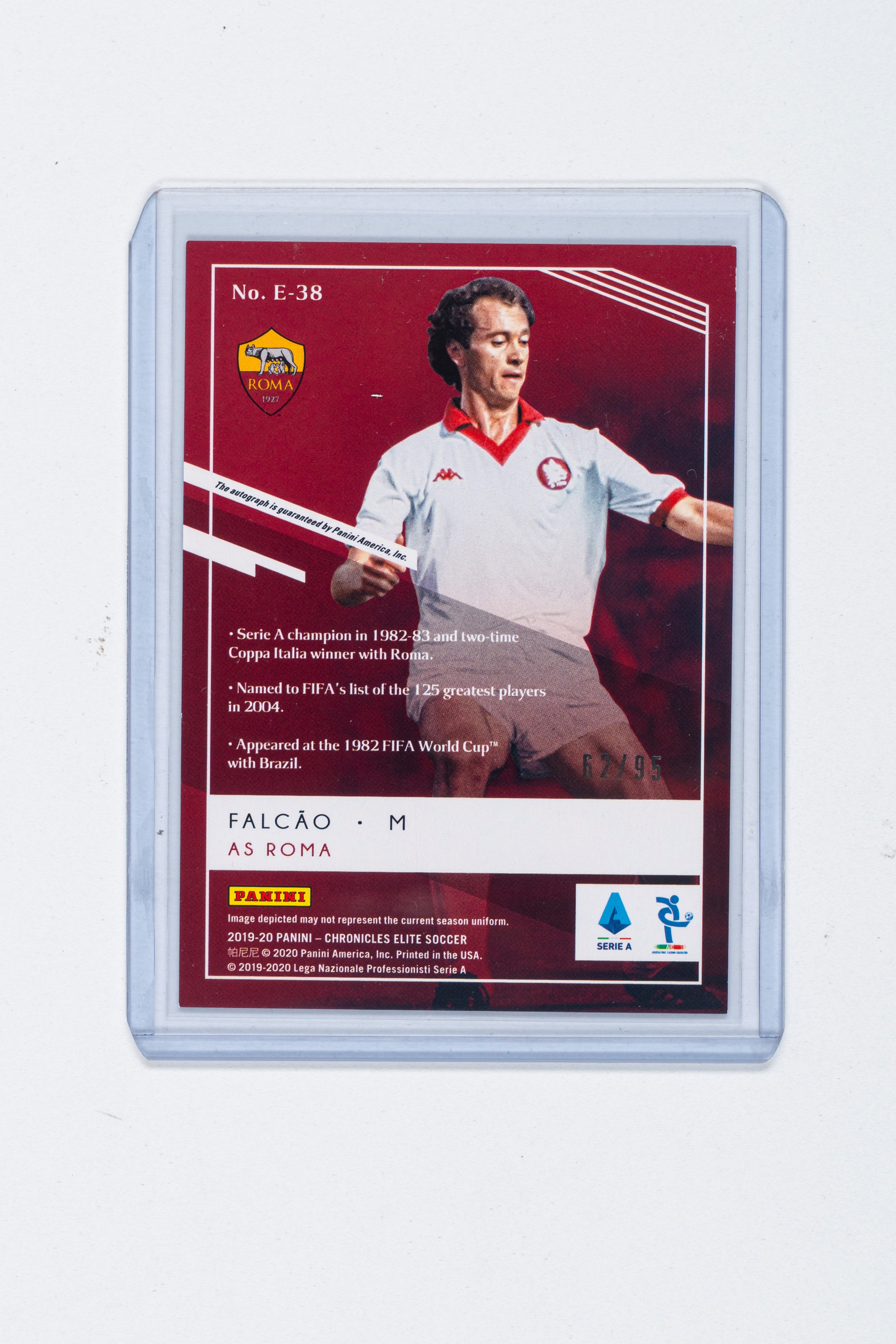 Falcao - Roma – Card Autografata - Panini Chronicles Elite Aspirations 2019/20 – #/95