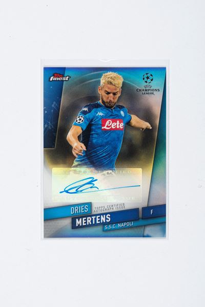 Dries Mertens – Card Autografata – Napoli – Topps Finest Uefa Champions League 2019/2020