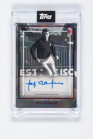 José Altafini – Card autografata – Topps - Milan 125° Anniversario