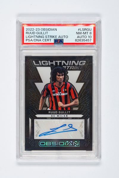 Ruud Gullit – Card Autografata – Milan - Panini – Numerata su 199 - Psa