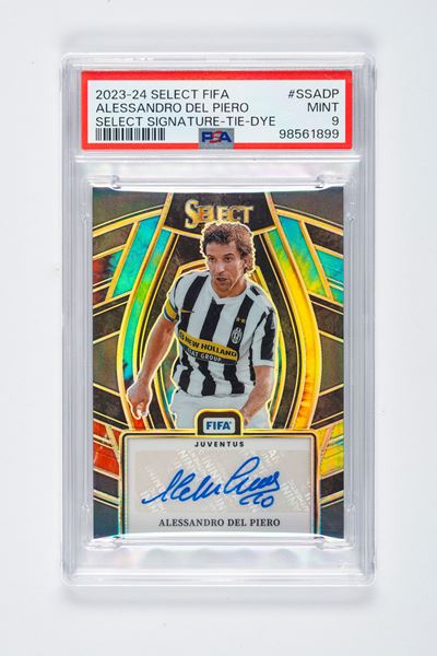 Alex del Piero – Card Autografata – Juventus – Panini Select 2023/2024 - Psa