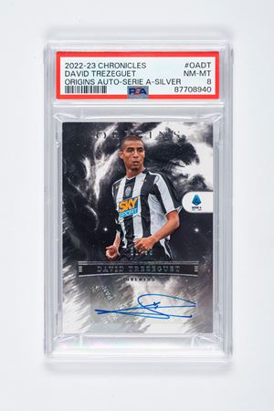 David Trezeguet - Signed Card - Juventus - Panini Origins 2022/23 - Numbered out of 99 - PSA Certified