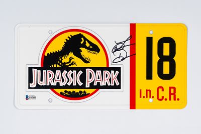 Laura Dern – Jurassic Park – Targa Autografata – Cert. Beckett