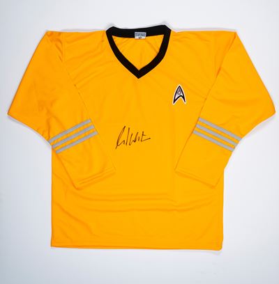 William Shatner – Maglia Autografata - James T. Kirk - Star Trek - Cert. Psa