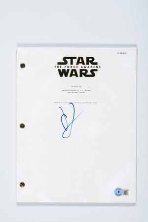 JJ Abrams - Signed Script – “Star Wars: The Force Awakens” – Beckett Cert.