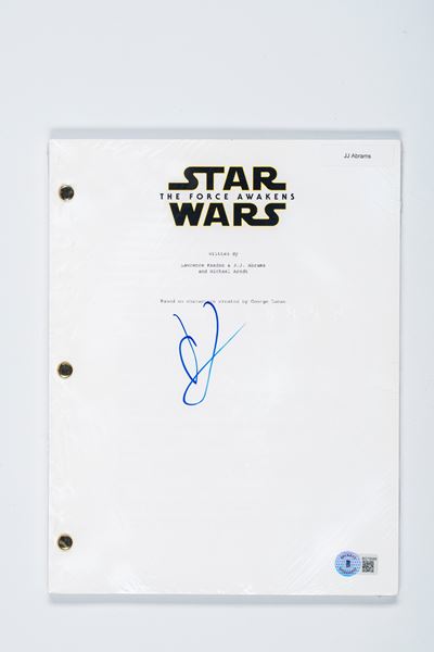J. J. Abrams - Copione Autografato – “star Wars: il Risveglio della Forza (star Wars: The Force A...