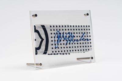 Ralph Macchio – Fascia Autografata – Karate Kid – Cert. Beckett – in Cornice