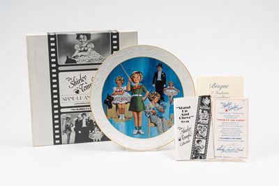 Shirley Temple – Piatto in Porcellana Autografato – Ed.limitata Numerata – 1983 - “stand Up And C...