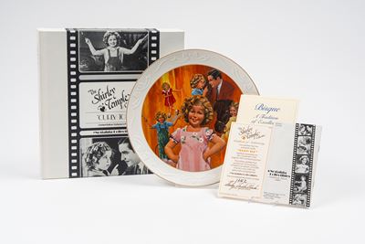 Shirley Temple – Piatto in Porcellana Autografato – Ed.limitata Numerata – 1983 - "curly Top"