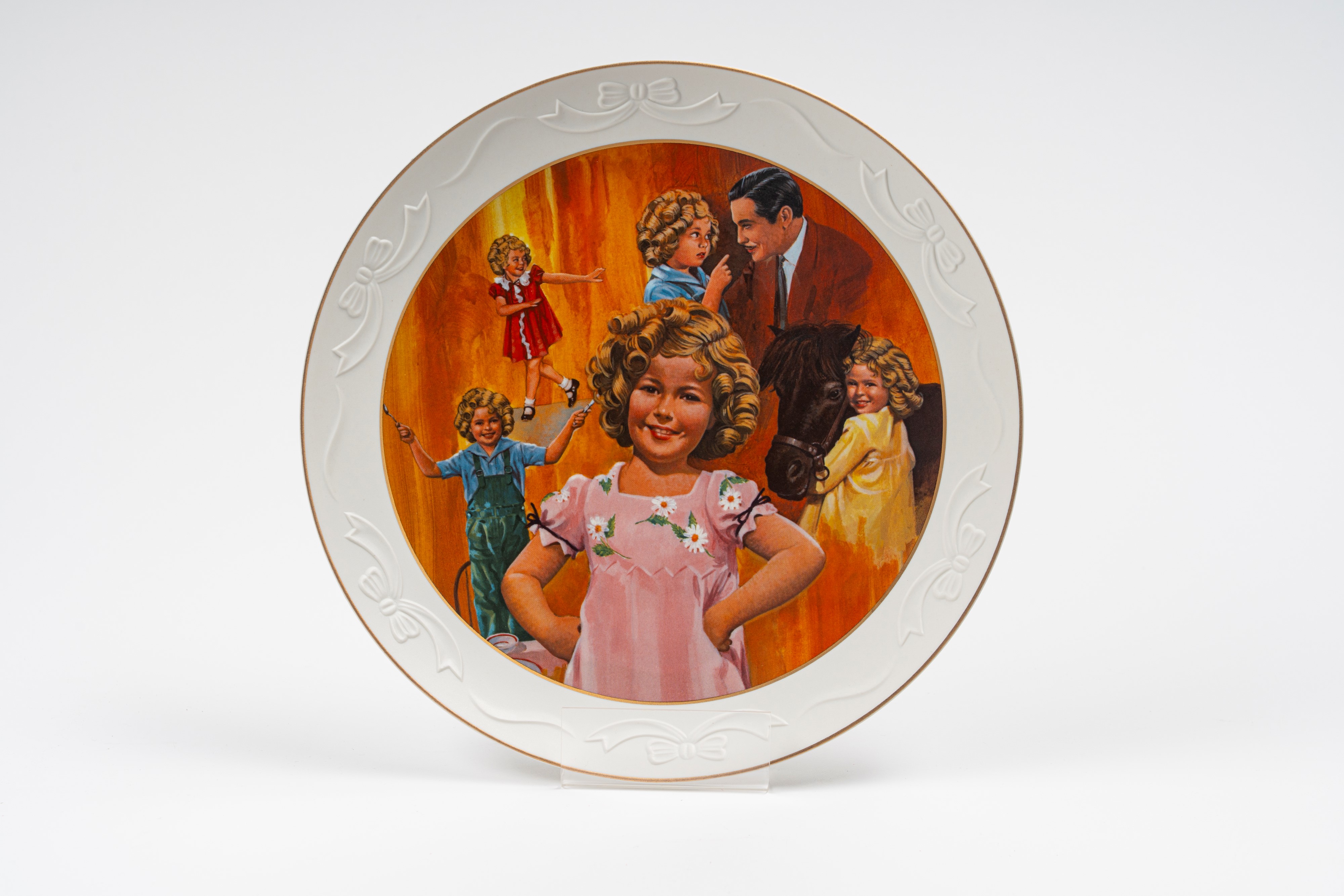 Shirley Temple – Piatto in Porcellana Autografato – Ed.limitata Numerata – 1983 - "curly Top"
