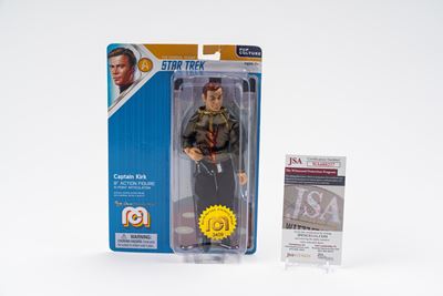 William Shatner - Star Trek - Captain Kirk - Action Figure Mego – Cert. Jsa