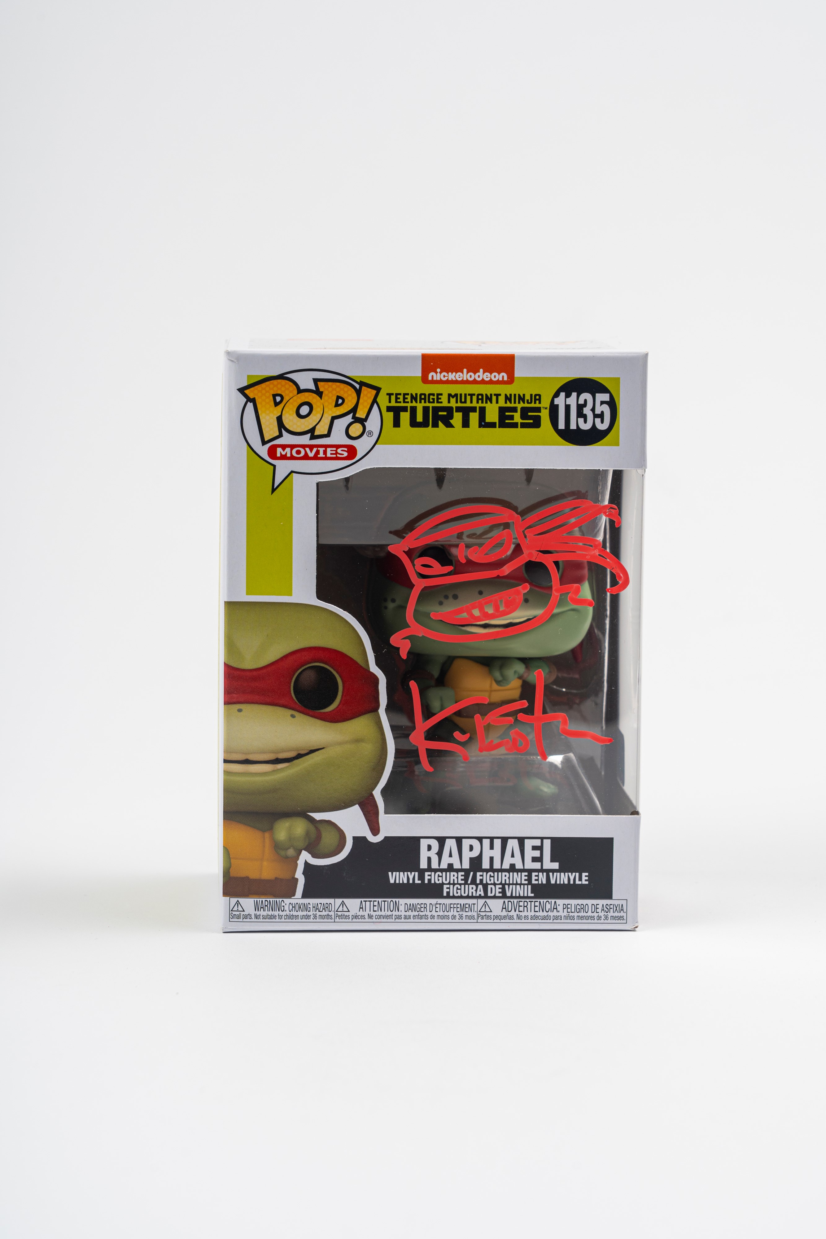 Kevin Eastman – Funko Pop Autografato - Tartarughe Ninja – Sketch - Cert. Eastman