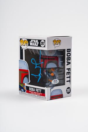 Temuera Morrison - Autographed Funko Pop - Boba Fett - Star Wars – Cert. Psa