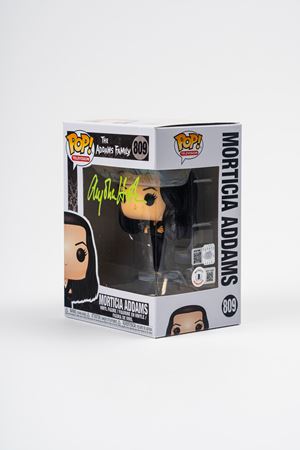 Anjelica Houston – Autographed Funko Pop - Morticia Addams – Addams Family – Cert. Beckett