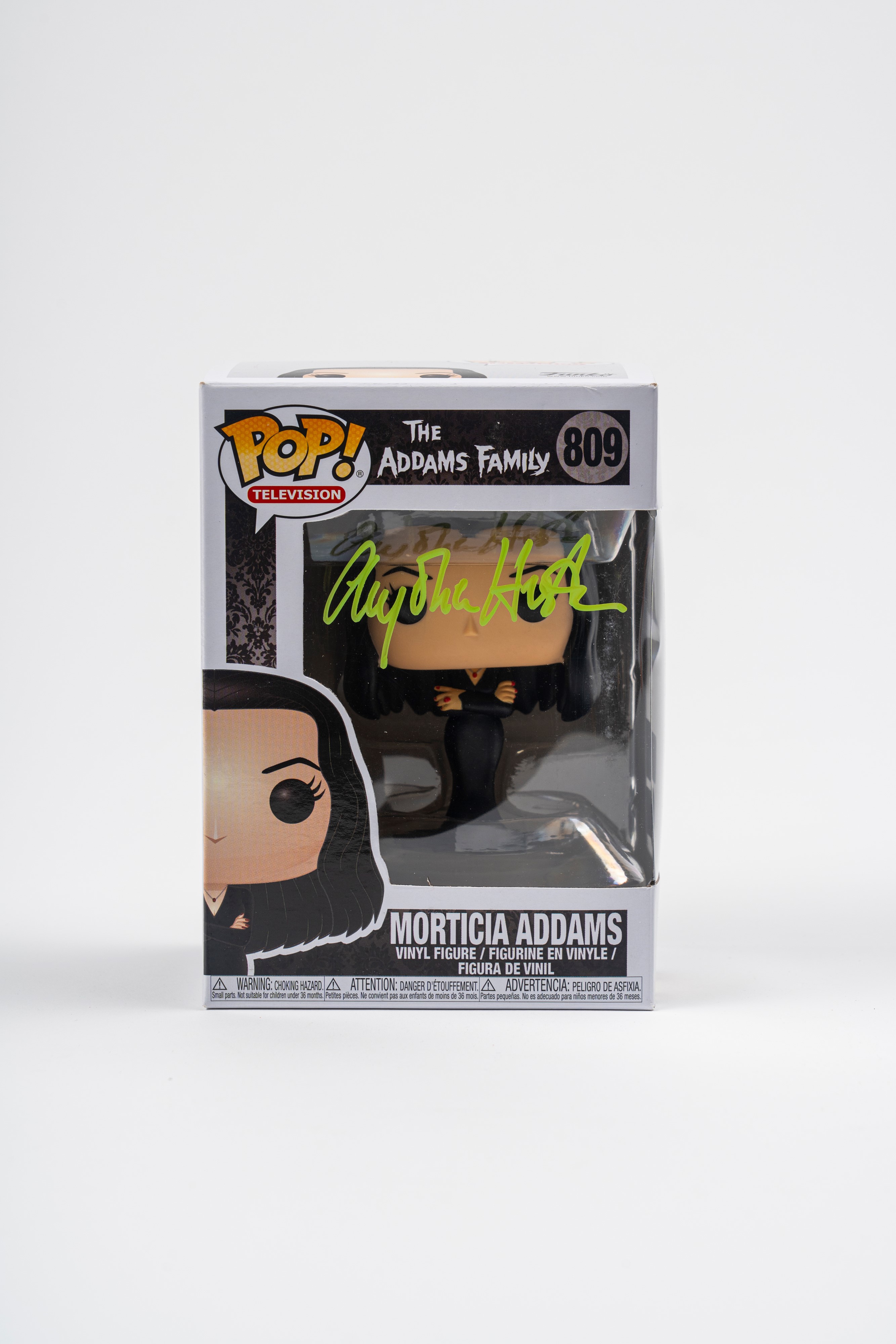 Anjelica Houston – Funko Pop Autografato - Morticia Addams – Addams Family – Cert. Beckett