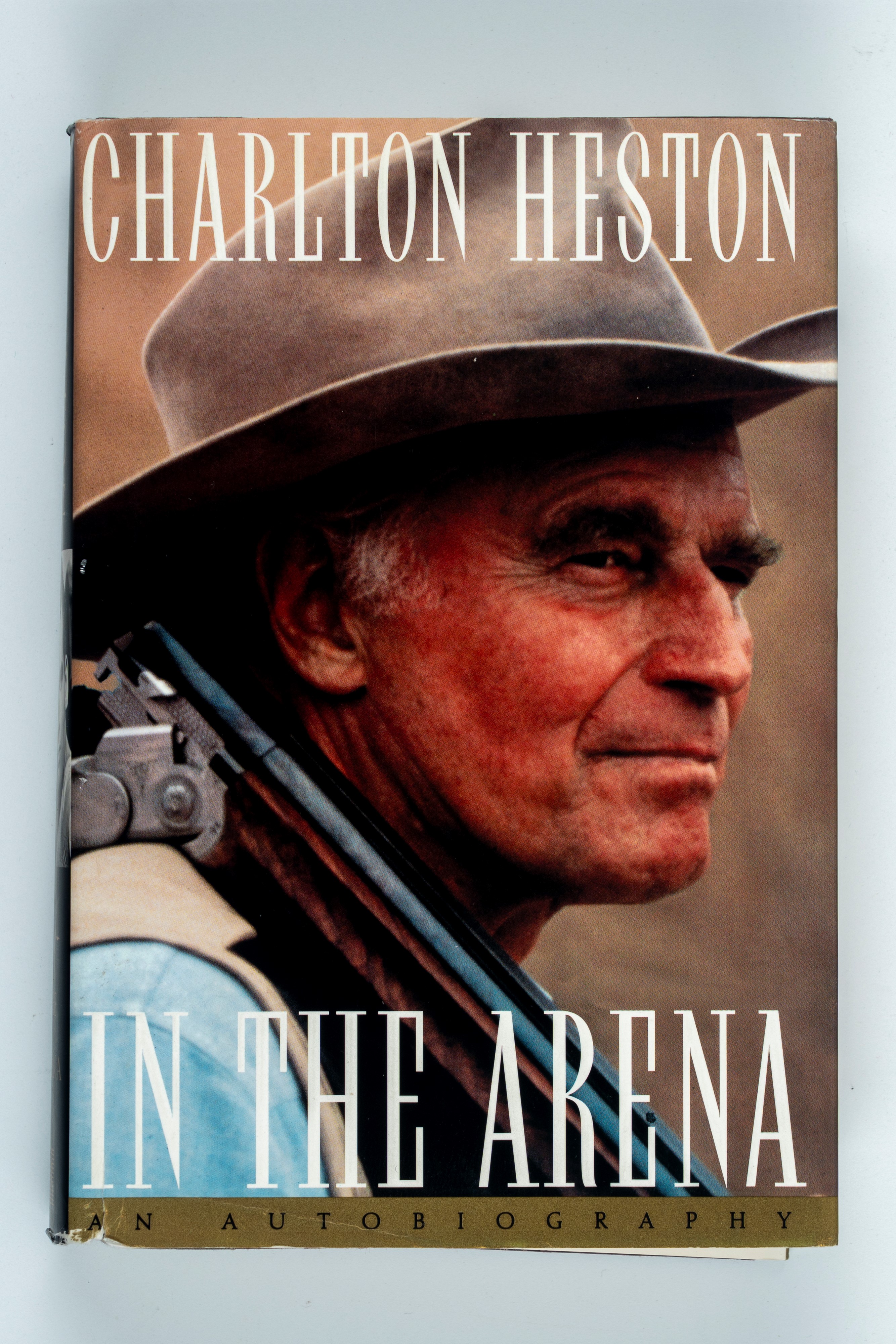 Charlton Heston – Libro Autografato - “in The Arena” – Ben-hur