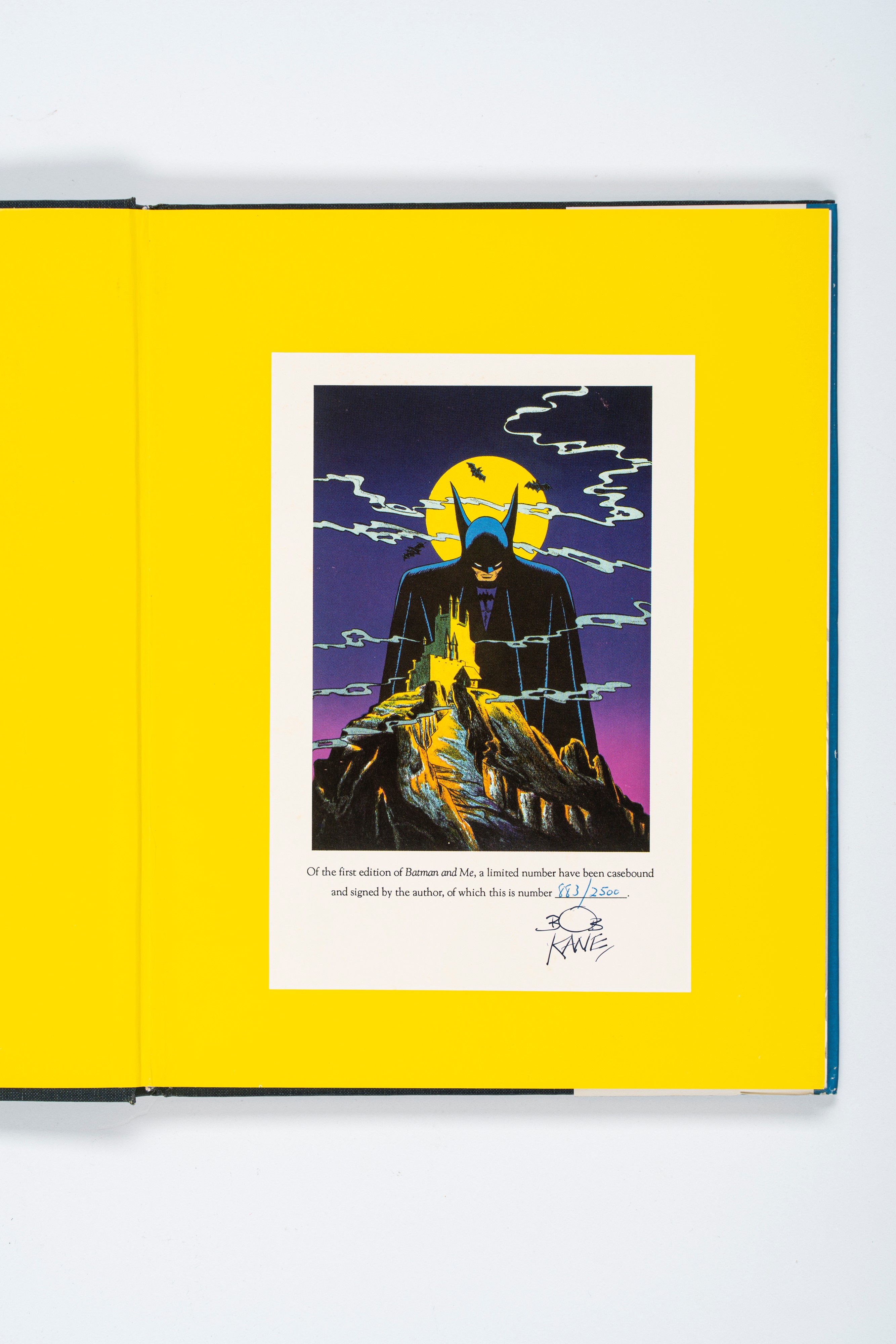 Bob Kane – Libro Autografato – Batman & Me – Tiratura Limitata