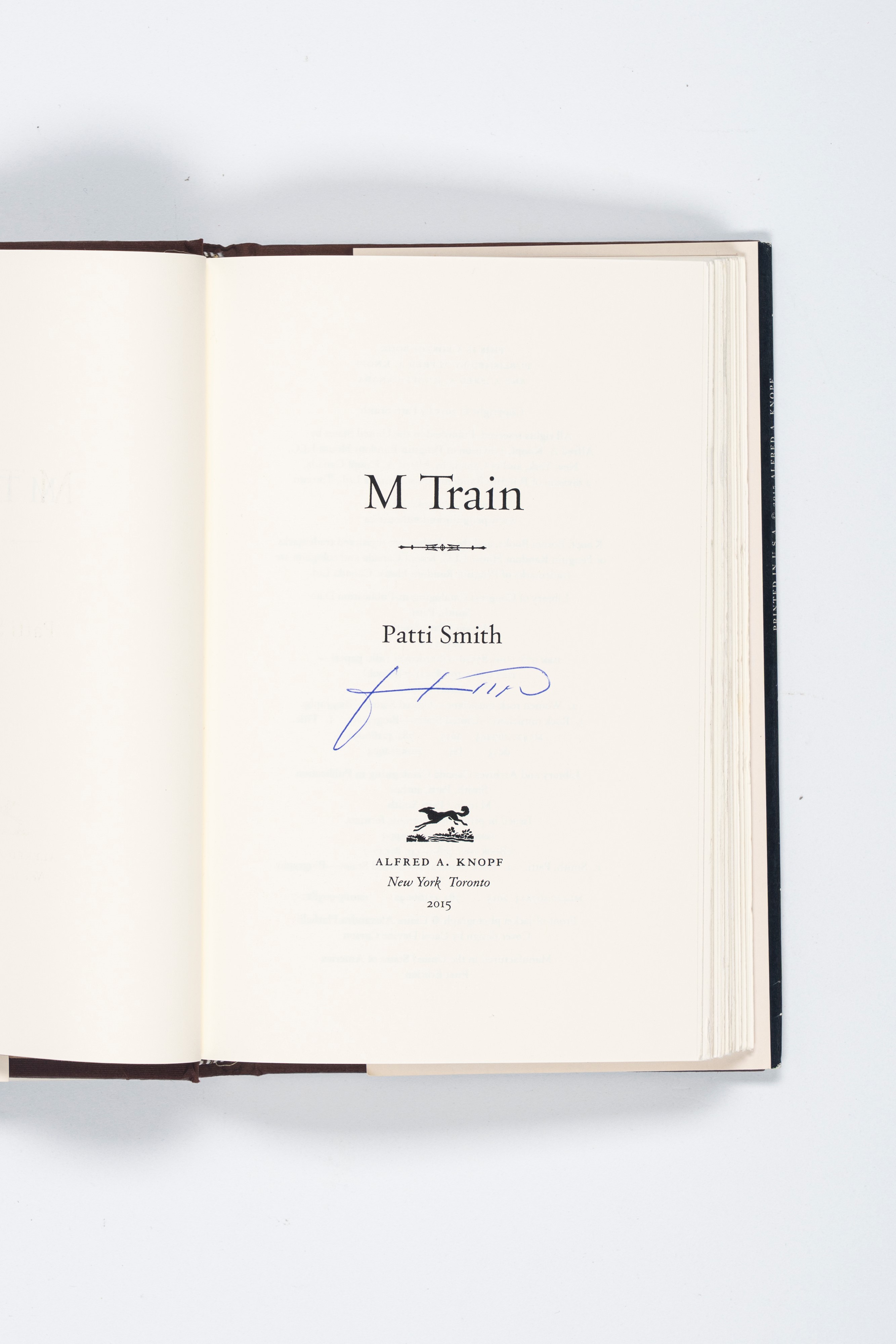 Patti Smith – M Train – Libro Autografato