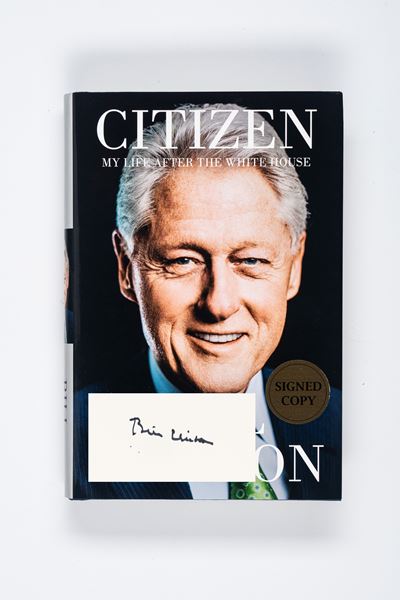 Bill Clinton – Libro Autografato - “citizen” – Presidente Americano