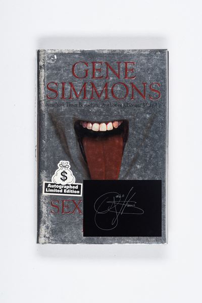 Gene Simmons – Kiss - Libro Autografato – Sex Money Kiss – Limited Edition