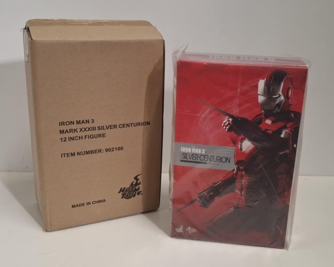 Iron Man - Robert Downey Jr. - Hot Toys – Action Figure - Silver Centurion - Mark 33