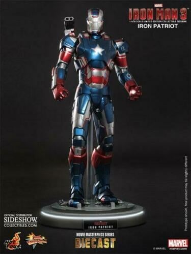 Iron Man 3 - Don Cheadle - Hot Toys – Action Figure - Iron Patriot - Mms195
