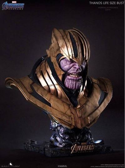Thanos - Lifesize Bust - Queen Studios Collectibles - in Scala 1:1 - Edizione Limitata di 666 Pez...