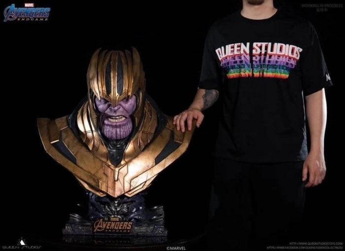Thanos - Lifesize Bust - Queen Studios Collectibles - in Scala 1:1 - Edizione Limitata di 666 Pez...