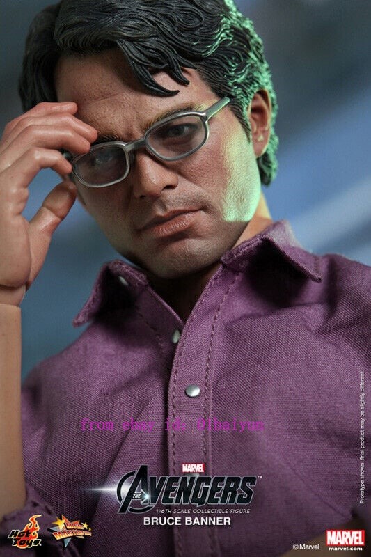 Hulk - Avengers - Bruce Banner - Scala 1:6 - Hot Toys - Mms 229