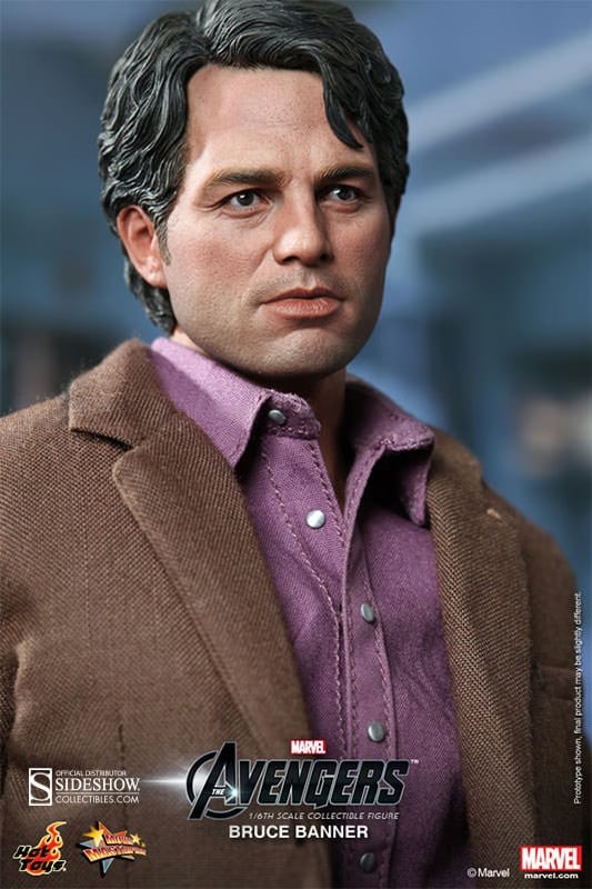 Hulk - Avengers - Bruce Banner - Scala 1:6 - Hot Toys - Mms 229