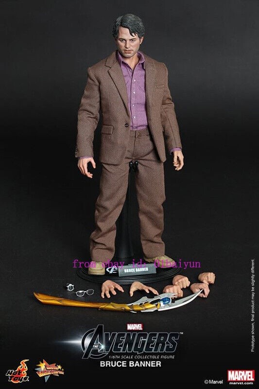Hulk - Avengers - Bruce Banner - Scala 1:6 - Hot Toys - Mms 229