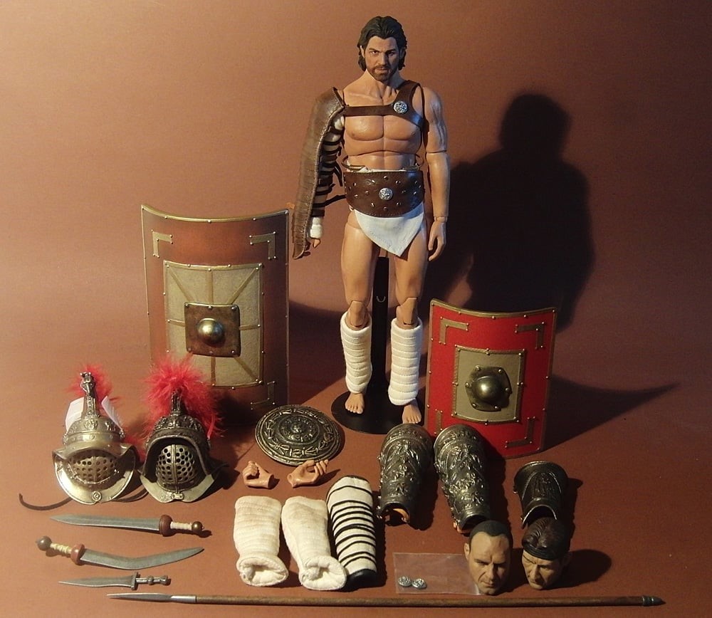 Gladiator School Of Pompeii – Action Figure - Kaustic Plastik – Limitata 400 Pz