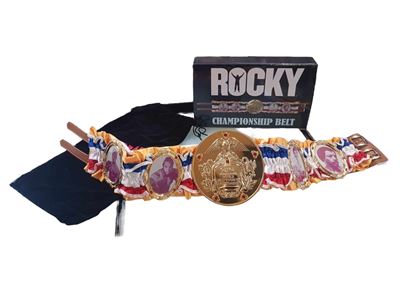 Rocky - Championship Belt - Hollywood Collectibles Group - 104 CM – Limitata a 1976 Pezzi