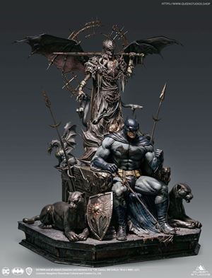 Batman on Throne - Queen Studios - DC Statue - Scala 1:4 - "Exclusive Premium Edition" - Limitata 500 pz