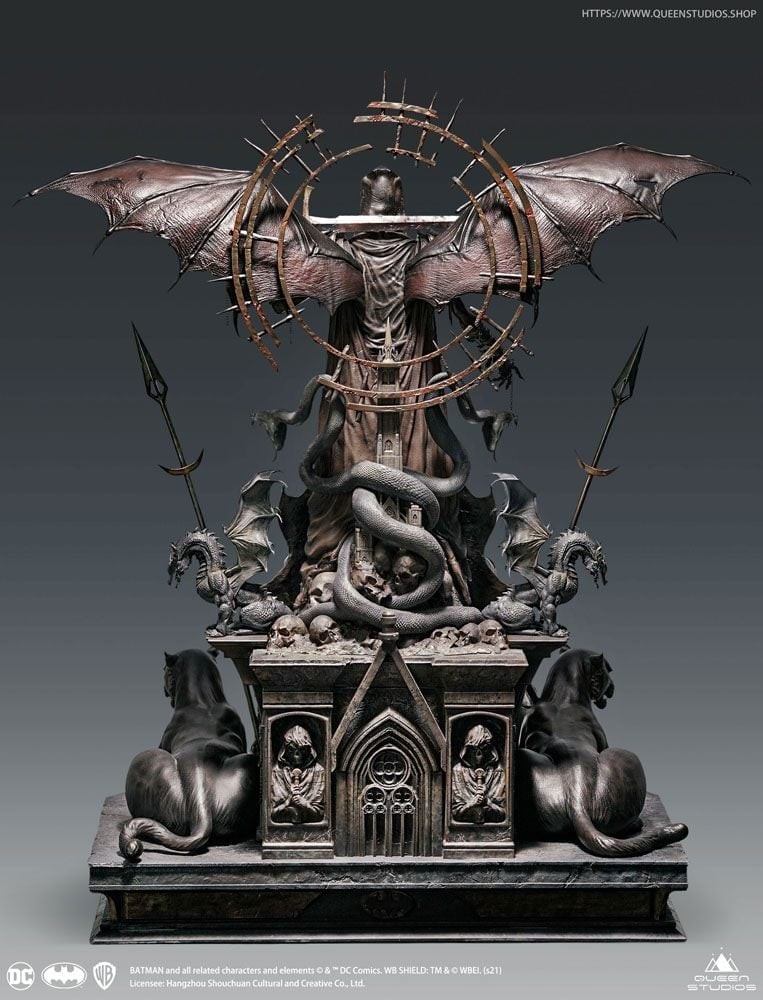 Batman On Throne - Queen Studios - DC Statue - Scala 1:4 - "exclusive Premium Edition" - Limitata...