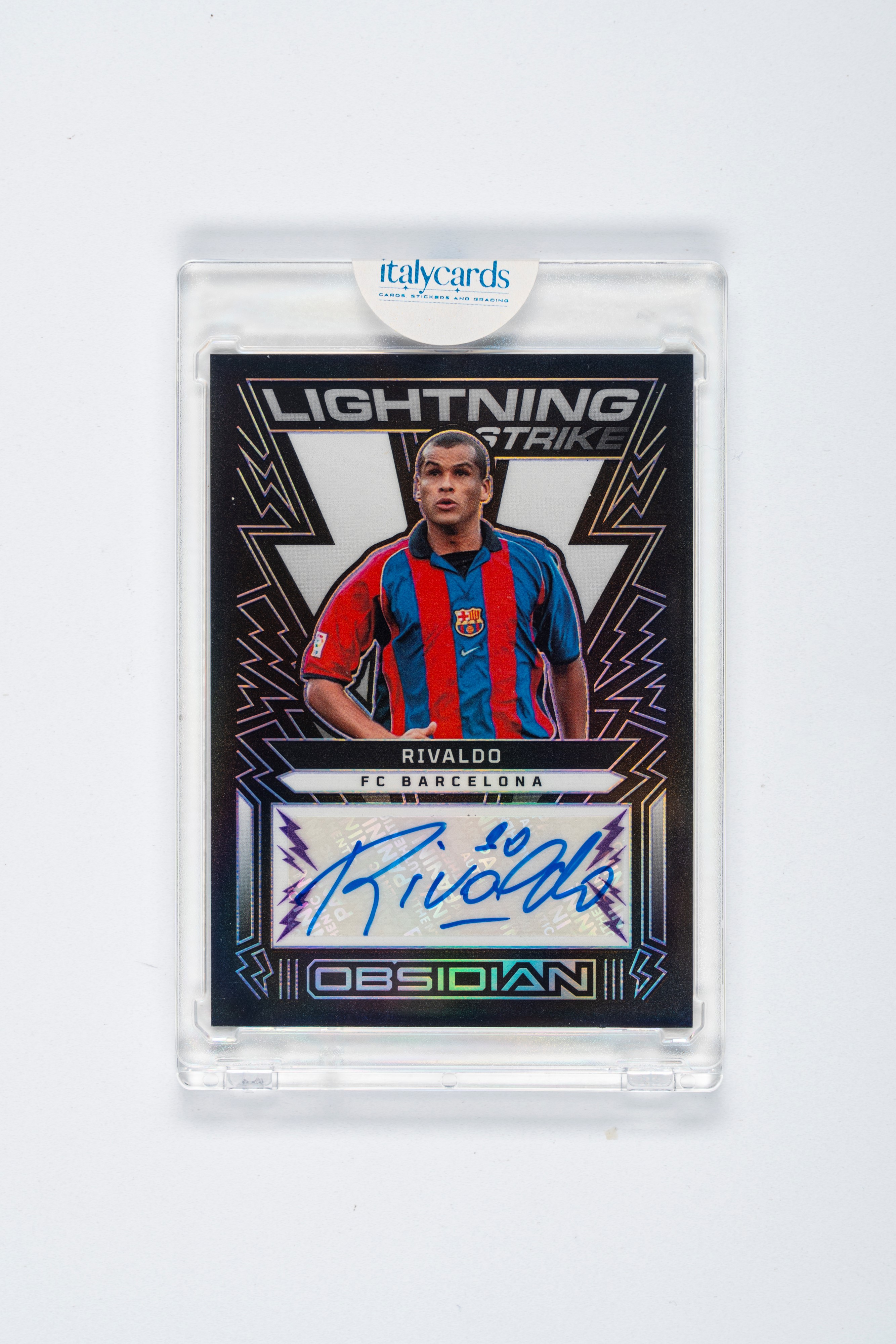 Rivaldo - Rivaldo – Signed Card – Barcelona – Numbered out of 20